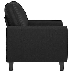 Acheter Maison Chic Fauteuil relax,Chaise pour salon Noir 60 cm Similicuir -MN29717