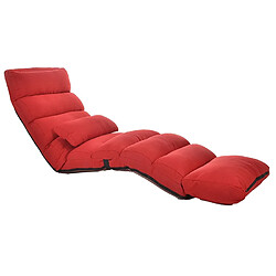 Wewoo Fauteuil de loisir créatif C1 Lazy Couch Tatamiunique en son genreinclinablebaie vitréetaille 205x56x20cm rouge