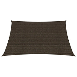 ComfortXL Voile D'ombrage 160 G/m² Marron 2x2 M Pehd