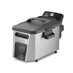 DeLonghi friteuse électrique de 1kg avec thermostat ajustable 3200W gris noir 