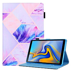 Etui en PU Impression de motifs avec support géométrie violette pour votre Samsung Galaxy Tab A7 Lite 8.7 (2021) T220/T225