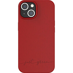 BIGBEN Coque iPhone 14 Natura Rouge - Eco-conçue Just Green