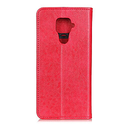 Etui en PU cheval fou égocentrique rouge pour votre Xiaomi Redmi Note 9/Redmi 10X 4G