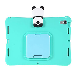 Coque en silicone Décor de poupée 3D détachable souple Cyan/Panda pour votre Apple iPad Air (2020) 10.9 pouces