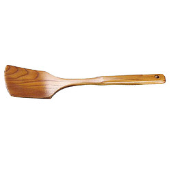 Cuisine en bois solide naturelle de Turner faisant cuire la cuisine servant la spatule en bois B