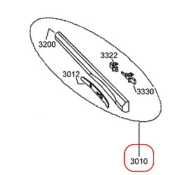 Whirlpool DOSSERET BANDEAU COMPLET pas cher