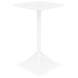 Acheter Alterego Table haute pliable 'FOLY BAR' blanche pour intérieur et extérieur