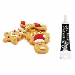 Scrapcooking Préparation pour biscuits de Noël bio 290 g + Stylo de glaçage noir