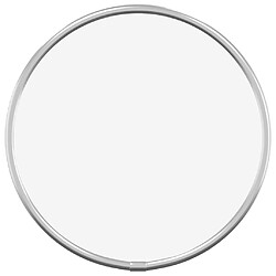 vidaXL Miroir mural Argenté Ø 20 cm Rond