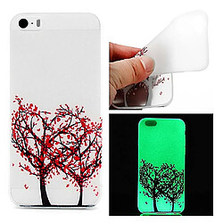 Universal Étui lumineux pour iPhone Tree Flowers Bling Cover Protective Phone Shell