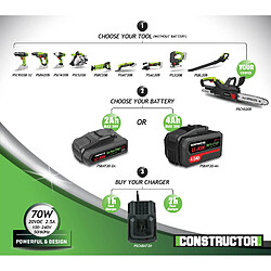 Avis Batterie Lithium max 20V - 4Ah - Constructor