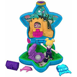 Polly Pocket Tiny Pocket Places Aquarium compact avec poupAe Micro Polly et accessoires