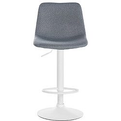 Avis Non Tabouret de bar Divo tissu blanc