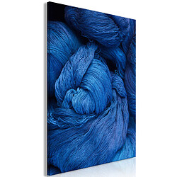 Artgeist Tableau - Blue Worsted (1 Part) Vertical [20x30]