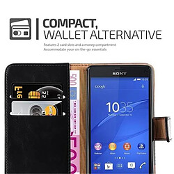 Acheter Cadorabo Coque Sony Xperia Z3 COMPACT Etui en Noir