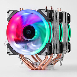 Ventilateurs RVB à Double Tour De Refroidissement CPU Cooler Pour Ventilateurs AMD Intel Dual Tower 3