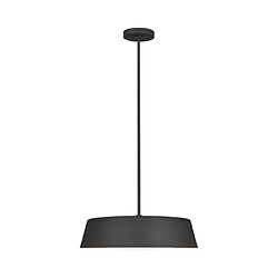 Elstead Lighting Suspension Asher Acier Noir de minuit