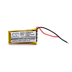 vhbw Li-Polymère batterie 80mAh (3.7V) pour lecteur MP3 baladeur MP3 Player Sony NWZ-W202, SBH80