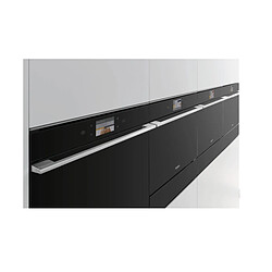 Tiroir chauffant 14cm noir/inox - W1114 - WHIRLPOOL