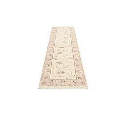 Avis Vidal Tapis de couloir en laine 305x79 beige Darya