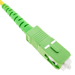 Avis Cablematic - Câble á fibre optique SC/APC á SC/APC simplex monomodes 9/125 á 3 m