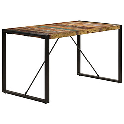 Avis Maison Chic Table de salle à manger,Table à dîner 140x70x75cm Bois de récupération massif -GKD18634