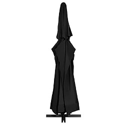 Avis Maison Chic Parasol Jardin | Parasol d'extérieur et mat en aluminium 500 cm Noir - GKD65523