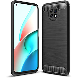 Xeptio Coque brossée noire Xiaomi Redmi Note 9T 5G Carbon Fiber Antichoc protection - Accessoires Pochette Case Xiaomi Redmi Note 9T 5G