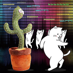 Universal Cactus cactus jouet de chat drôle de chat de chat interactif chant de la peluche cactus smart smart