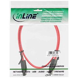 Avis Câble rond InLine® SATA 6Gb / s avec verrous 0,75m