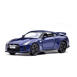 Universal 1/36 GTR Métal Voiture Moulée Sous Pression Retour Modèle Jouet Garçon Collection Xmas Cadeau Bureau Décoration de la Maison | Voiture Moulée Sous Pression(Bleu)