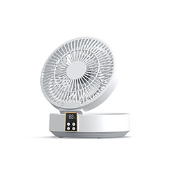 Ventilateur (BLANC) Avec Suspension Murale Portable Télécommandée