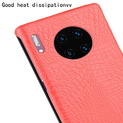 Acheter Wewoo Coque Rigide Pour Huawei Mate 30 Pro Antichoc Crocodile Texture PC + PU Case Rouge