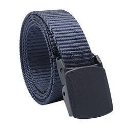 Avis Ceinture En Nylon Pour Hommes Respirant Pour L'extérieur, Boucle Coulissante, Bleu Foncé