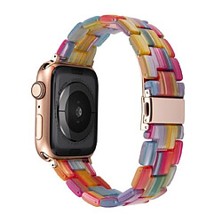 Sangle de montre en résine pour la couleur du groupe de montre Apple pour 42 mm 44 mm 45 mm