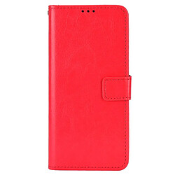 Htdmobiles Housse pour Asus Zenfone 9 / Zenfone 10 5G - etui coque pochette portefeuille + film ecran - ROUGE