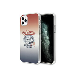 Us Polo U.S Polo Coque pour Apple iPhone 11 Pro Max Gamme California Central Coast en TPU Multicolore