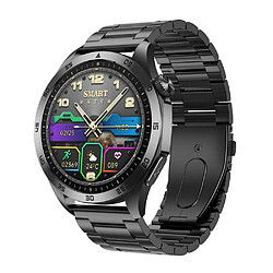 Yonis Montre Connectée Acier Étanche ECG Bluetooth