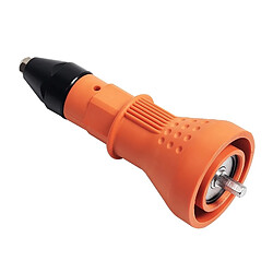 Wewoo Foret 220V Électrique Rivet Nut Gun Perceuse Sans Fil Rivetage Adaptateur Outil (Orange)