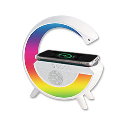 Magneticland Lampe LED station de charge et enceinte sans fil COLORIA 