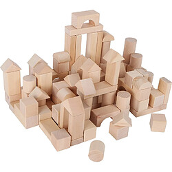 Small Foot Blocs de construction en bois naturel