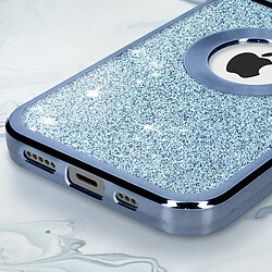 Acheter Avizar Coque iPhone 12 Paillette Bleu