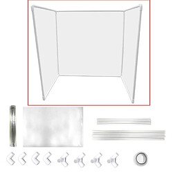 Bouclier De Comptoir De Bureau De Table En Plastique Sneeze Guard Pour L'école De Bureau 40x15cm pas cher