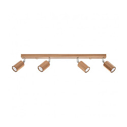 Luminaire Center Zeke Oak Barre de Spots - Chêne Naturel