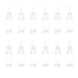 12pcs / lot 30ml en plastique vide compressible compte-gouttes anti-corrosion bouteille