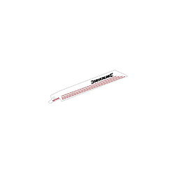 5 lames de scie sabre, Pas de 1,4 mm LU 150mm 18 TPI pour métal - 427542 - Silverline