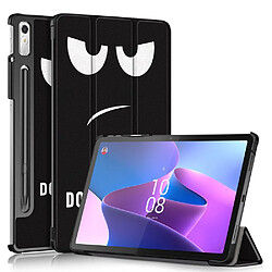 Etui en PU anti-chocs avec support pour votre Lenovo Tab P11 Pro Gen 2 - ne me touche pas