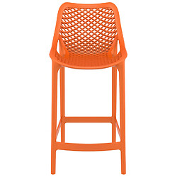 Acheter Alterego Tabouret snack mi-hauteur 'BROZER MINI' orange