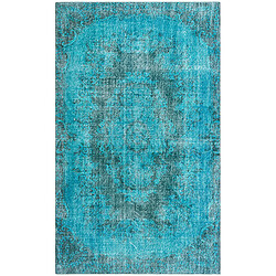 Vidal Tapis de laine 272x163 Bleu Ultra Vintage