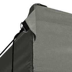 Avis vidaXL Tente de réception pliable 3x4 m Acier Anthracite